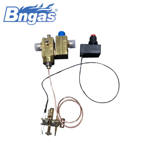 Gas big flowrate valve pulse ignition system