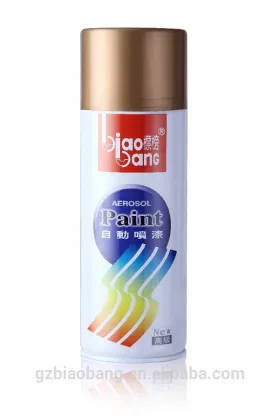 Removable car spray paint gilt spray paint