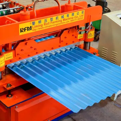 oem professional cnc metal profiles waved panl roll hongyuan rool forming machine equipment