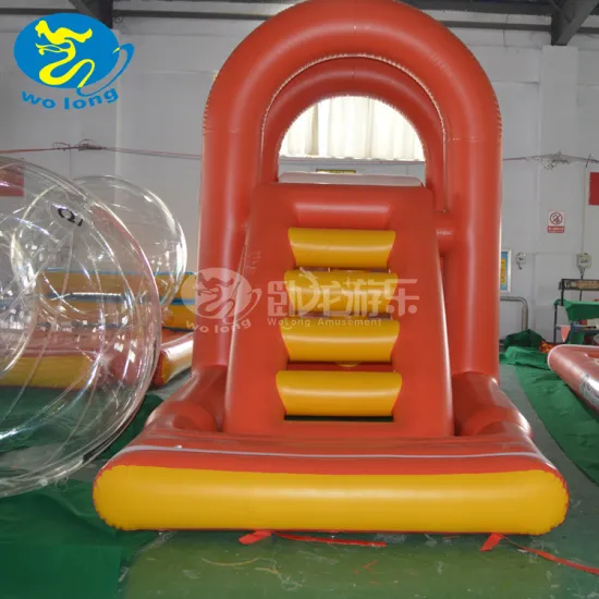 small inflatable lake toys, kids inflatable water slides china