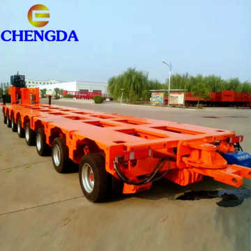 MultiAxle Lowboy Trailer 100 Ton untuk dijual Afrika