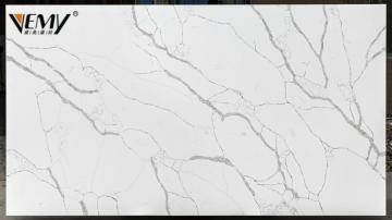 Artificial Quartz Calacatta White Big Slabs Polished