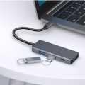 4-in-1 USB C Hub 어댑터/4K HDMI가있는 도크