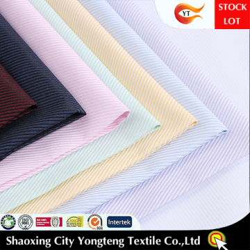 high density cotton dobby stripe fabric for office shirt for women garment