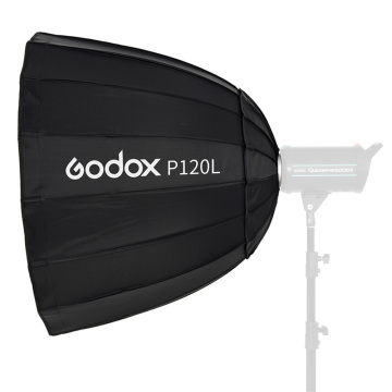 Godox P120L Lightweight Deep Throw Parabolic Softbox with Bowens Adapter and Storage Bag