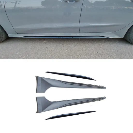 BLACK Side Skirt Kit for Audi A7 PP RS7 S7 2019-2022