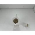kettle Ceramic white with lid