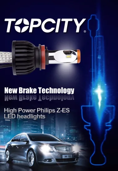 TOPCITY Factory 80W 9600LM/Set LED Headlight Kit - H7,H8,H9,H10,H11,9005/HB3,9006/HB4 - 6000K