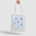 Athletic Silhouette Canvas Tote Bag