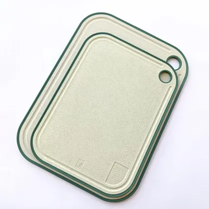 Eco-Friendly Portable Wheat Straw Fiber Cutting Board - Anti-Mold and Customizable