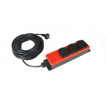 Factory Direct Sale ZNPON TB02 4-Way Schuko Extension Lead Socket IP44 Waterproof