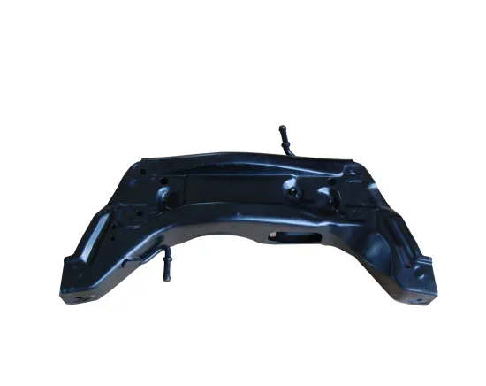 Front Axle OE 6Q0199287J Subframe Engine Carrier" could be shortened to:

"OE Front Axle 6Q0199287J Subframe Engine Carrier" 

However, for a search engine title, it might be more user-friendly to prioritize keywords:

"6Q0199287J Front Axle Subframe Engi