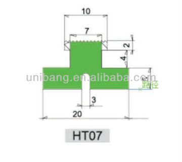 UHMW Nylon Conveyor Side Guides HT07