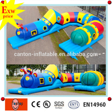 guangdong manufacturer best quality attractive funny inflatable obstacle course sea hire rental for sale