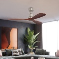 Control remoto de aire acondicionado ventilador de techo de madera elegante