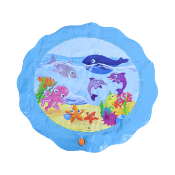 120cm Splash Pad Kids Inflatable Round Wading Mat