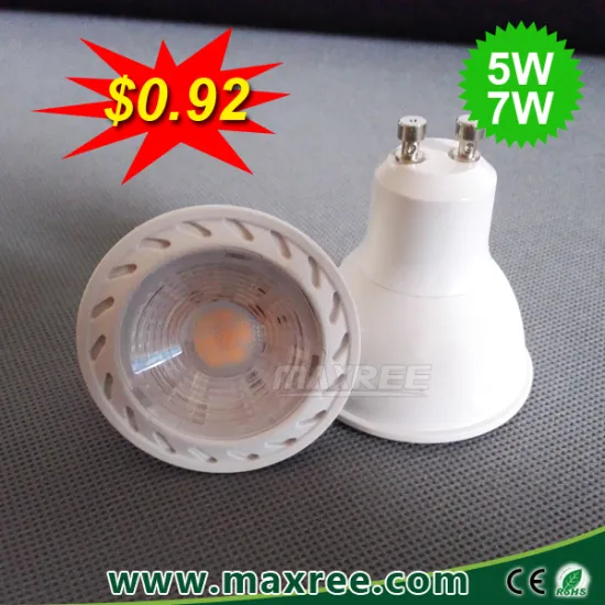 Wholesale china factory china led spotlight gu10,7w led bulb