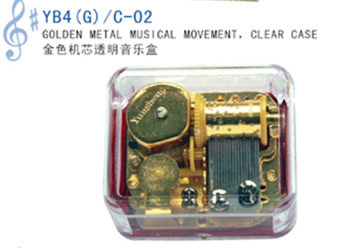 Yb4 (G) /C-02: Wind-up Transparent Music Box