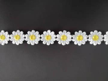 Sunshine flower pure polyester 2.5CM