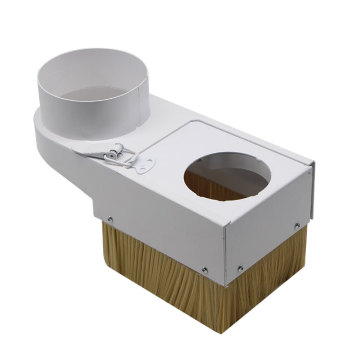 Newest CNC Wood Machine Accessories: 60-125mm Iron Vacuum Hood Dust Cover