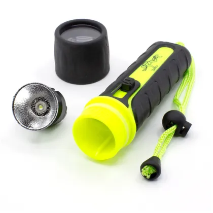 IPX8 Waterproof Underwater Scuba Diving LED Flashlight and Swimming Torches