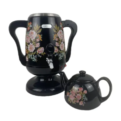 Electric Kettle Water Boiler: Plastic Body Hot Steel Stainless Baby Milk Kettle