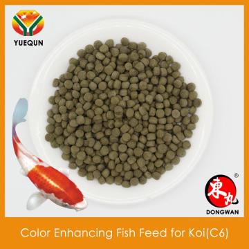 Floating Pellet 6mm Color Enhancing Fish Feed for Koi C6
