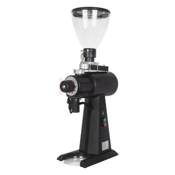 Commercial Coffee Grinder with Large Hopper Capacity and Adjustable Thickness Settings