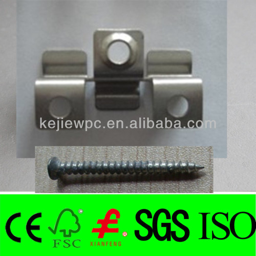 Wood Plastic Composite Flooring Installation Accessory SUS 304 Clip Screw