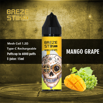 Breze Stiik FIT 6000Puffs Energy Disposable Vape