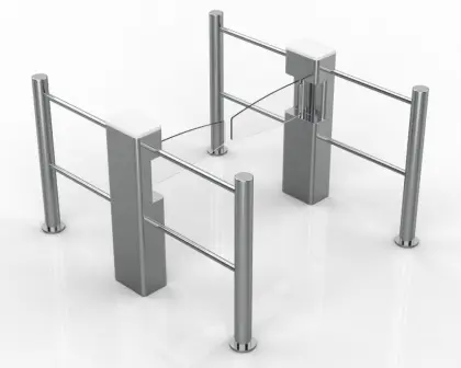Wide Channel Swing Turnstile Gate