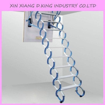 Domestic Ladders Aluminum Indoor Solid Wood Straight Stairs Folding Ladders