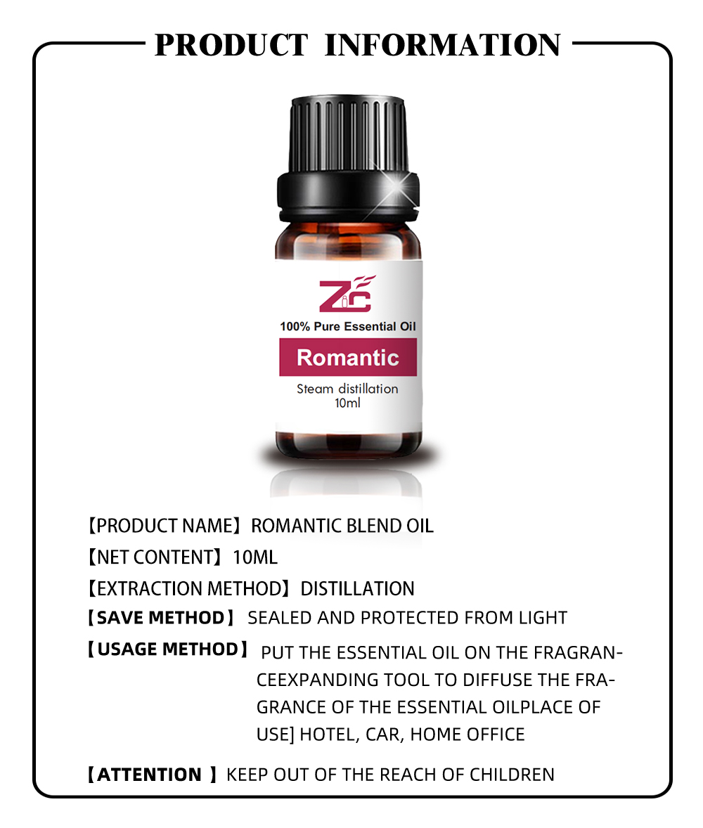 Romantic and Warm Blend Essential Oil for Diffuser