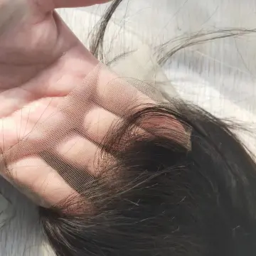 6*6 Lace Closure Pre Plucked Human Hair Closure Transparent Lace Closure