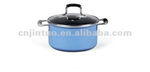 aluminium forging sauce pot with s/s handle