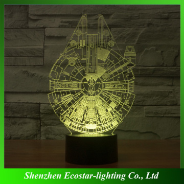 Personalized Shape 3D Illusion LED Lamp Manufacturer