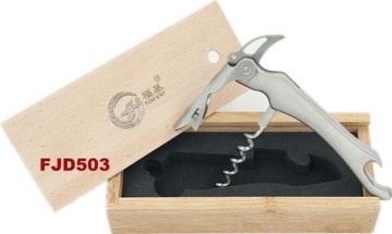 High quality personalized stainless steel wine bottle opener FJ503