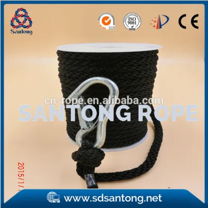 anchor line rope with snap clips