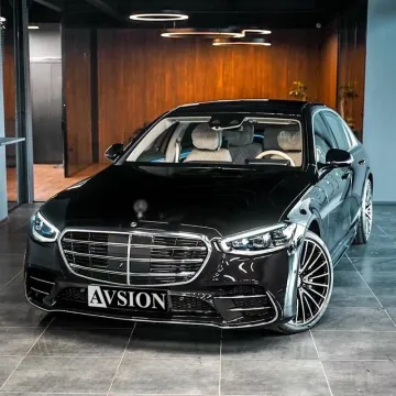AMG Style Front Bumper Assembly for Mercedes-Benz W223 S300 S320 S350 S400