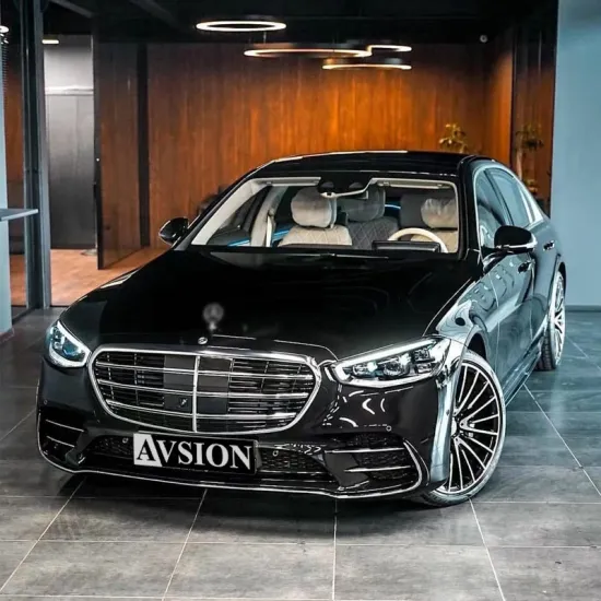 AMG Style Front Bumper Assembly for Mercedes-Benz W223 S300 S320 S350 S400