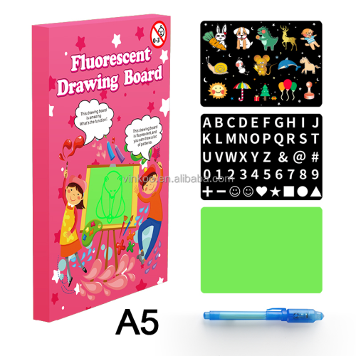 Suron A5 größe magische fluoreszierende Doodle Pad