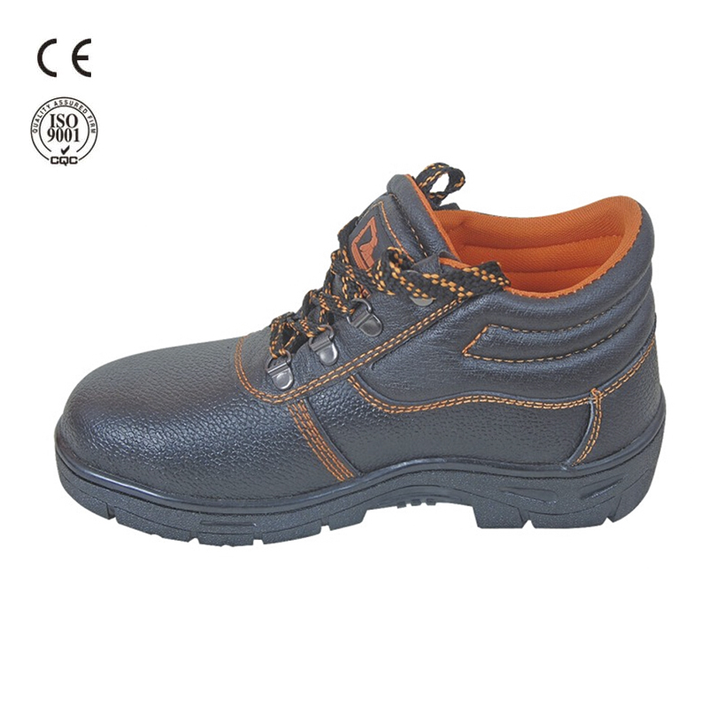 zapato de seguridad de punta de acero de construcción industrial