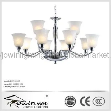 White Glass Chandelier Lighting
