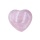 Rose Quartz Handmade Craved 40MM Love Heart Thumb Worry Stone for Anxiety Stress Relief Meditation