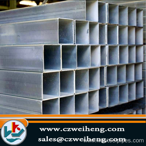 Average Galvanized Square Steel Pipe