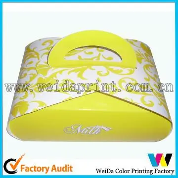 Nice Paper Cake Box with Handle