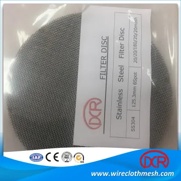 Stainless Steel Filter Disc Screen