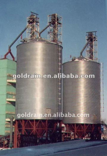 Grain Storage Steel Silo and Equipments concret structure