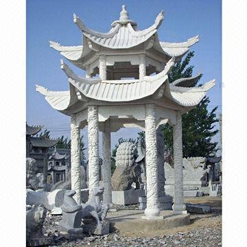 Decorative Hot Sale Marble Pavilion, OEM Orders are Welcome