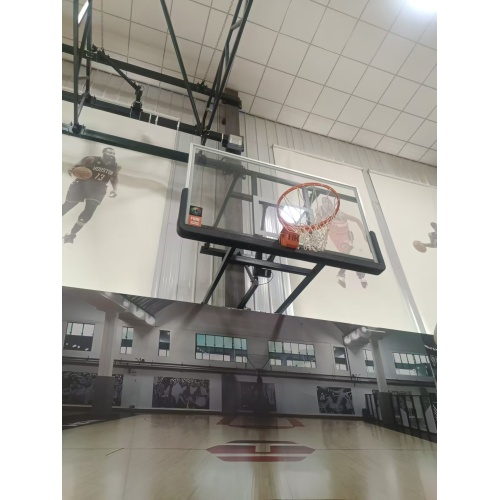Wall mounted electric lift Adult basketball hoop